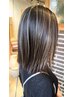 【大人女性におすすめ】白髪ぼかしハイライト+カット＋TR￥20000→