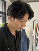 フゾンカウチ(fuzon kauti)&nbsp;men`sメンズカットツーブロックセンターパートパーマヘッドスパ