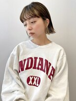 ソト 銀座(soto.)&nbsp;ハイライトカラー/くびれヘア/レイヤーパーマ/ミニボブ[銀座]