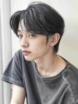 デューヘアー(due hair) シャドウパーマ　ニュアンスパーマ　刈り上げショート　韓国風