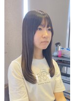 ハーティーモトヤワタ(hearty MOTOYAWATA)&nbsp;大人ツヤ髪ロング×透け感バング