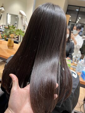 クローゼット 新宿(closet) closet新宿御苑/縮毛矯正ロング/髪質改善