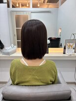 エント エクラート 川越東口店(ento.ECLART)&nbsp;艶髪ミディアムボブスタイル