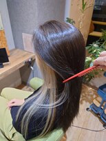 ブロッサム 東中野店&nbsp;透明感グレージュハイライト×韓国風レイヤーカット大人上品