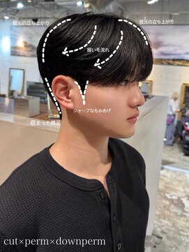 ノラ ヘアーサロン(NORA HAIR SALON) 韓国シースルーマッシュダウンパーマニュアンスパーマ