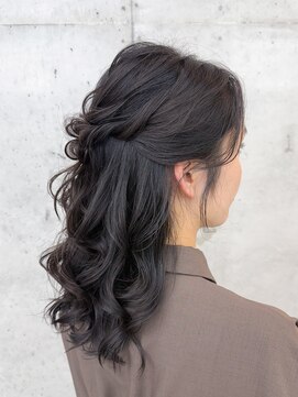 ビューブルー 亀戸錦糸町(VIEW BLUE) ヘアセットヘアメイクヘアアレンジ前髪顔周りレイヤー結婚式