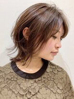 ピークアブー 原宿ハラカド(PEEK-A-BOO)&nbsp;ウルフボブ/顔まわりレイヤー/外ハネくびれショート/大人くせ毛