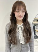 ブリーチなしダブルカラーオリーブベージュアッシュグレージュ