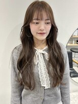 ラミエバイメルト 下北沢(lamie by melt) ブリーチなしダブルカラーオリーブベージュアッシュグレージュ