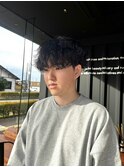 波巻きパーマ