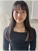 酸性ストレート前髪縮毛矯正【吉祥寺 縮毛矯正　髪質改善 美髪】