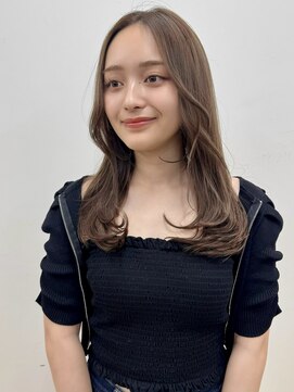 アッシュ 新杉田店(Ash) 新杉田レイヤーカット韓国ダブルカラー顔周り前髪カットボブ