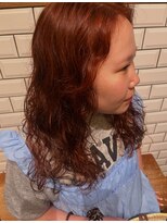 ミルコ 蕨店(milco)&nbsp;○ く る く る パ ー マ × ア プ リ コ ッ ト オ レ ン ジ