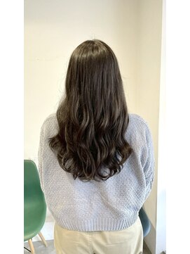 ノート(note) コテ巻き風パーマ