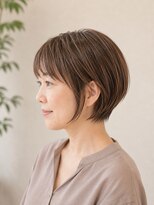トリコバイフェイス (Trico by FACE)&nbsp;ショートカット/ショートボブ/白髪ぼかし/   30代/40代/50代