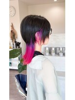 ザ ファースト(The FIRST)&nbsp;鮮やかピンクインナー×ショートウルフ
