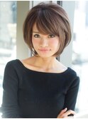 《AFLOATディル裕二朗》大人、ミセスの毛流れ小顔ショートヘア