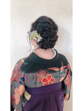 ナカジマ美容室 卒業式のヘアセット