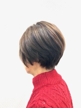 クオリス 上福岡店(QUALIS) ウルフショート/ショート/40代50代60代/白髪染め/艶カラー