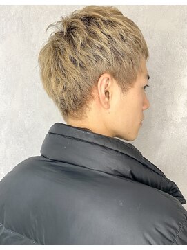 セシルヘアー(CECIL hair) CECIL 下北沢　メンズショート×ブロンドカラー