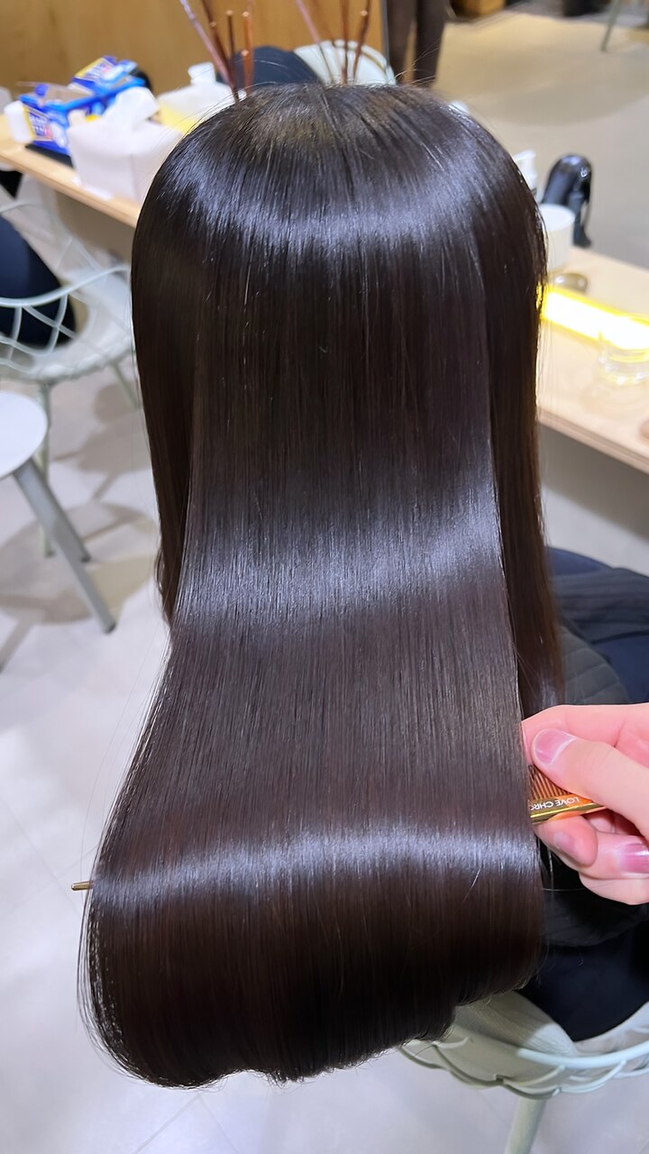カット+美髪カラー+最上級*髪質改善ヘアエステ \28600