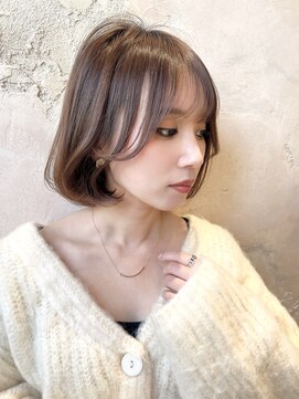 ロンド クラン 岡崎(Lond Clan) ふわっと女性らしい日韓ボブ