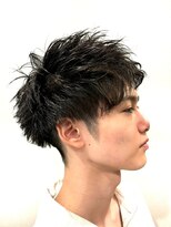 銀座マツナガ 神田店&nbsp;メンズツーブロック人気刈り上げさわやかアップバンク