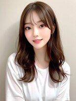 ガーディナ(Gardina)&nbsp;顔周りカット　シースルーバング　ウルフレイヤー　くびれヘア