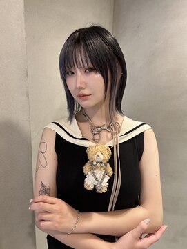 ペレ 梅田(PELE) 前髪/アンブレラカラー/こなれミディ/イメチェン/ウェーブパーマ