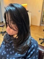 アメリシシ 近鉄八尾店(Ameri sisii.)&nbsp;【ブルーベージュ/ロング/似合わせボブ】#Ameri