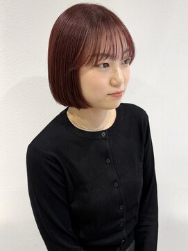 ラミエバイメルト 下北沢(lamie by melt) 花田/ボブ/ミニボブ/ボルドー/レッドブラウン下北沢ブリーチなし