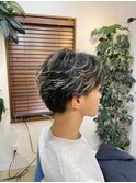 フェザーショート×エンドカラー
