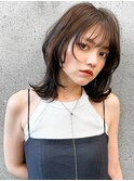3ミニボブ鎖骨ミディアムボブかきあげボブウルフボブパーマ小顔