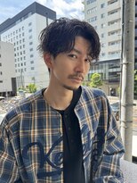 ガーデン ミサト 三郷中央(garden misato) スーツ短髪ツーブロック束感モテる黒髪シークレットパーマ流行