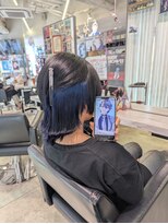 トーキョー オタクヘアー(TOKYO OTAKU HAIR)&nbsp;にじさんじ 小柳ロウ/推しカラー/インナーカラー/青/ブリーチ