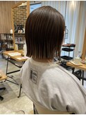ヘイリーボブ/切りっぱなしボブ/大阪枚方美容室