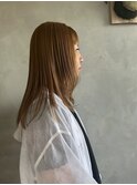 ハイトーンのロングスタイル