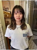 レイヤーカットで抜け感を作るお洒落大人パーマ