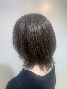 アズールサン 草加西口店(azule-sun) ハイライトカラー,アッシュベージュ,レイヤーボブ