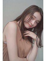 オーパスバイアンブルリュクス 池袋(Opus by ambleluxe)&nbsp;マロンベージュ/ミディアムレイヤー/かきあげヘア