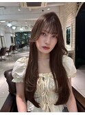韓国スタイル/オリーブベージュ/髪質改善
