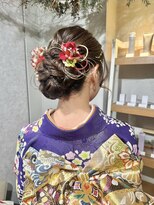 アミー 銀座(Ammy) 成人式ヘアセット×振袖着付け♪yu