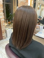 ルページ 千葉(lpage)&nbsp;髪質改善/顔周りレイヤーカット/グレージュ[千葉/千葉駅]