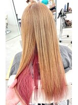 ルキア(Lukia)&nbsp;越谷・40代女性｜白髪が伸びても目立ちにくいインナーカラー