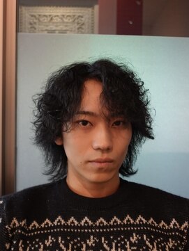 ディッセンバー 伊勢崎(December) メンズショート/センターパート/パーマ/ニュアンスパーマ