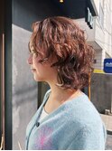 癖毛カット癖毛パーマナチュラルパーマウルフパーマレイヤーボブ