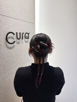 クーラアオヤマ(Cura Aoyama) カチモリヘア/ヘアセット/韓国ヘアセット/結婚式ヘア