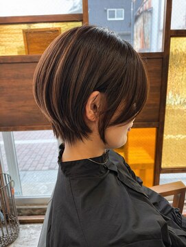美容室カードル 新小岩店(Cadre) 耳掛けショート/コンパクトショート/暗髪