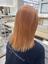 モリオフロムロンドン 大宮店(morio from London) オレンジベージュ×ケアブリーチ