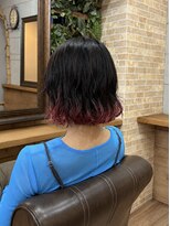 プランツヘアー&nbsp;ボブパーマ×裾カラー
